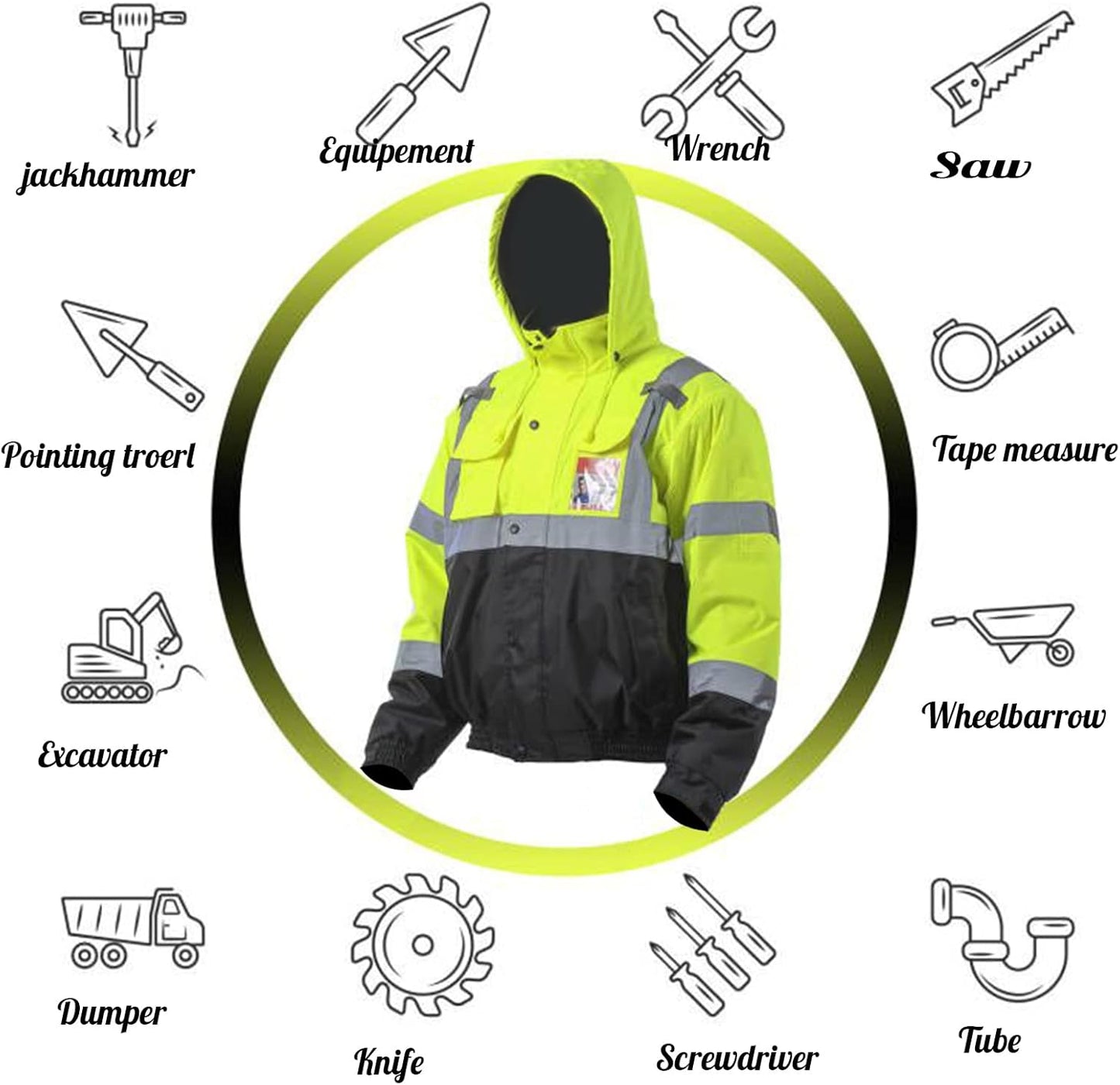 Mens High Visibility Jacket